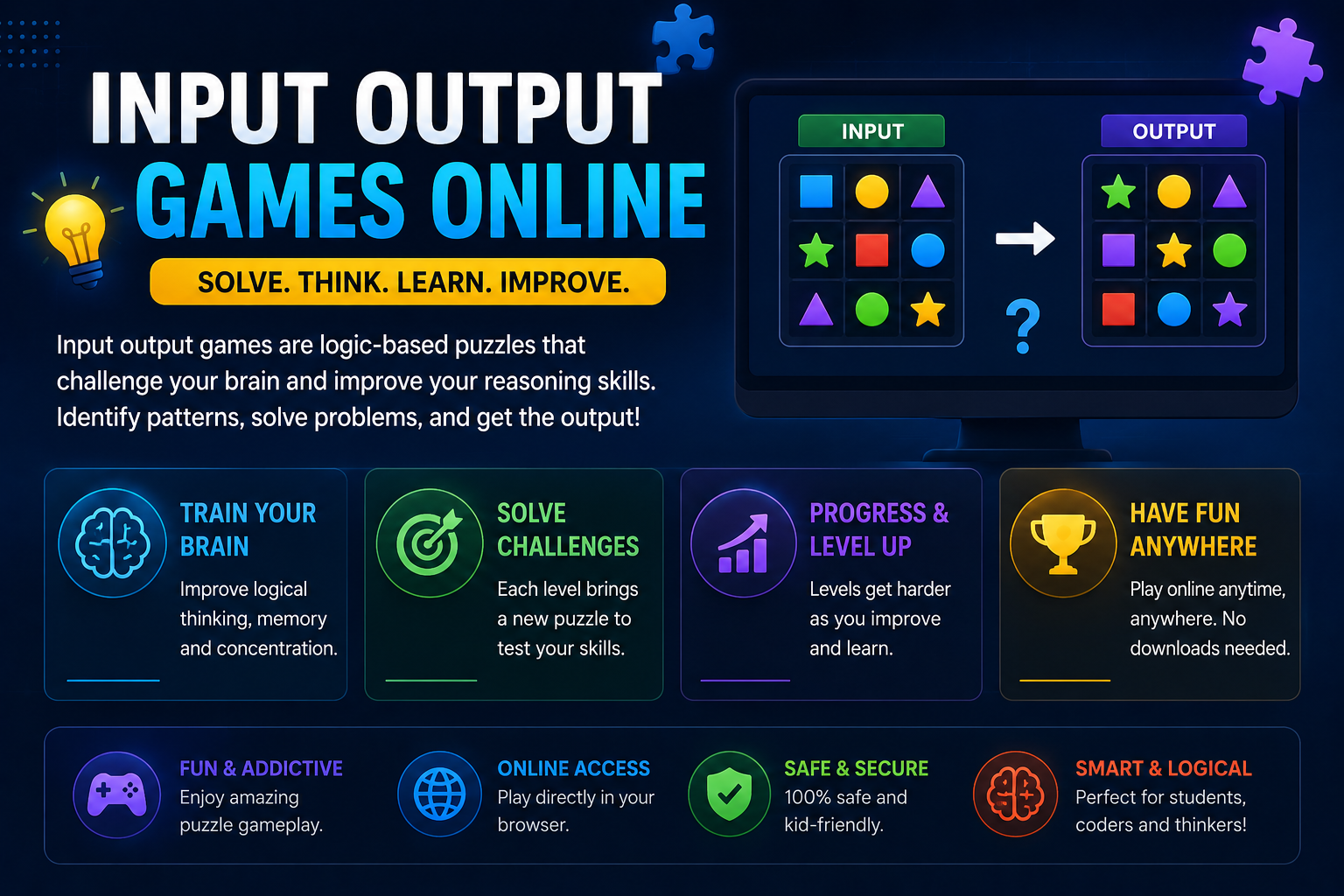 How Input Output Games Improve Your Brain Skills